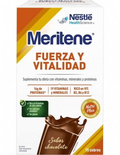 MERITENE30 G 15 SOBRES CHOCOLATE