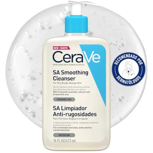 Cerave sa limpiador anti-rugosidades  1 envase 473 ml