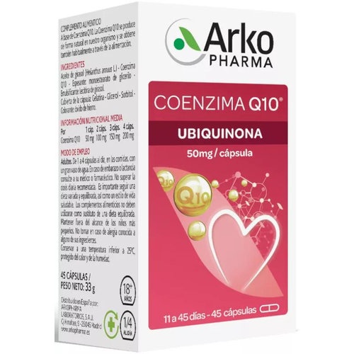 COENZIMA Q10 ARKOVITAL (45 CAPS)