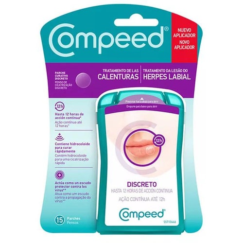 COMPEED CALENTURAS - TOTAL CARE PARCHE HIDROCOLOIDE (15 PARCHES)
