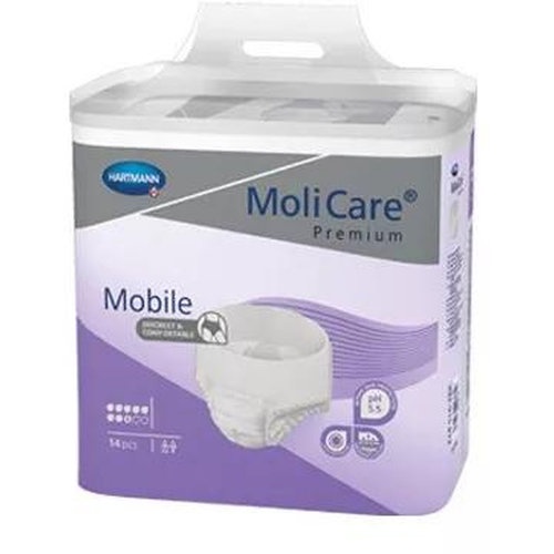 Absorb inc orina ligera c/ slip - molicare mobile super (t- xlarge 14 u)