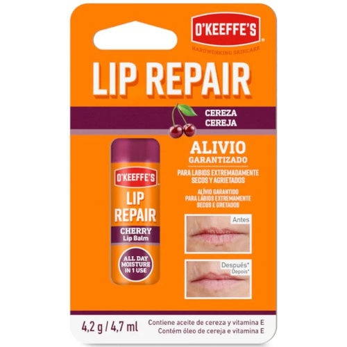 OÂ´keeffeÂ´s balsamo labial lip repair  1 stick 4,2 g sabor cereza