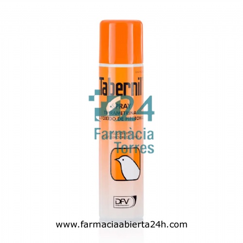 TABERNIL SPRAY TETRAMETRINA - BUTOXIDO DE PIPERONILO