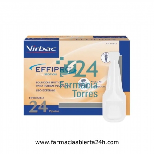 EFFIPRO 67 mg SOLUCION SPOT-ON PARA PERROS PEQUEÑOS
