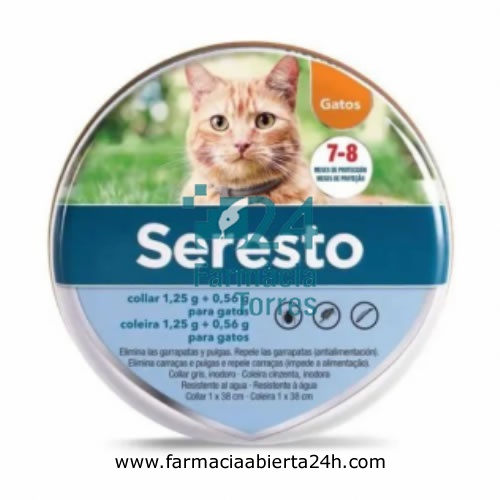 SERESTO 1,25 g + 0,56 g COLLAR PARA GATOS