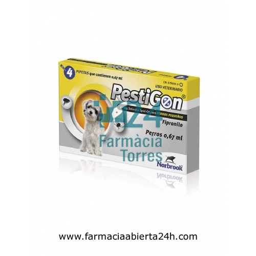 PESTIGON 67 mg SOLUCION SPOT-ON PARA PERROS PEQUEÑOS