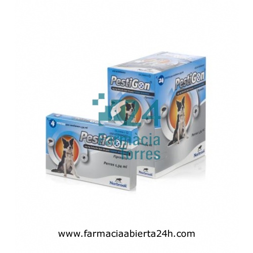 PESTIGON 134 mg SOLUCION SPOT-ON PARA PERROS MEDIANOS