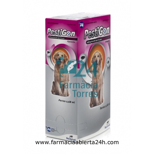 PESTIGON 268 mg SOLUCION SPOT-ON PARA PERROS GRANDES