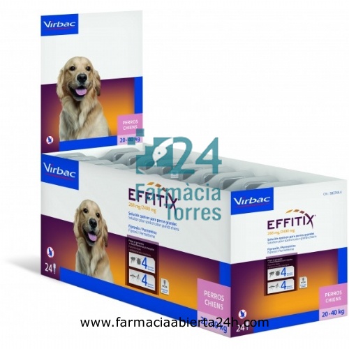 EFFITIX 268mg/2400mg SOLUCION SPOT-ON PARA PERROS GRANDES