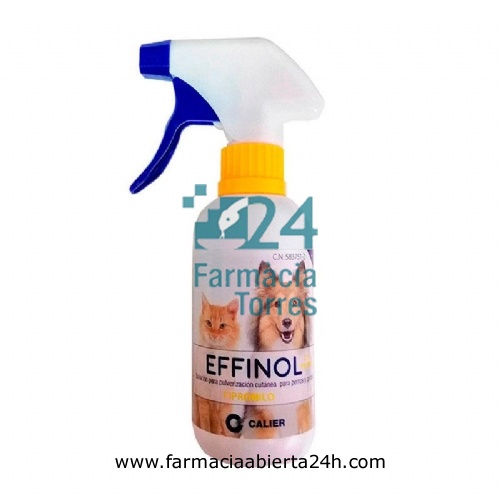 EFFINOL 2,5 mg/ml SOLUCION PARA PULVERIZACION CUTANEA PARA PERROS Y GATOS