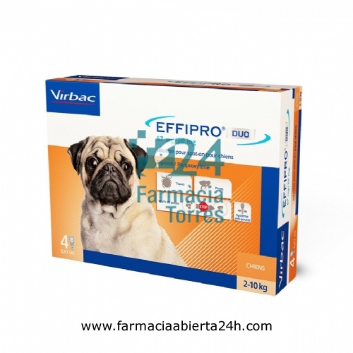 EFFIPRO DUO 67 mg/20 mg SOLUCION SPOT-ON PARA PERROS PEQUEÑOS