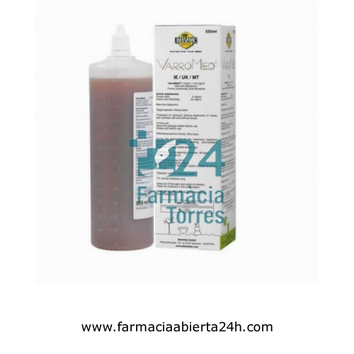 VARROMED 5 MG/ML + 44 MG/ML DISPERSION PARA COLMENAS DE ABEJAS