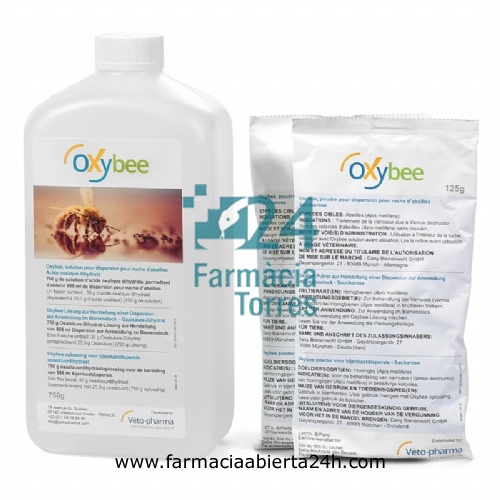 OXYBEE 39.4 MG / ML POLVO Y SOLUCION PARA DISPERSION PARA  COLMENAS DE ABEJAS