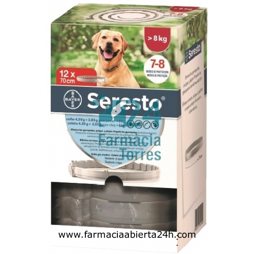 SERESTO 4,50 g + 2,03 g COLLAR PARA PERROS > 8 kg
