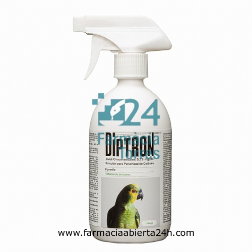 DIPTRON AVES ORNAMENTALES 0,75 mg/ml SOLUCION PARA PULVERIZACION CUTANEA