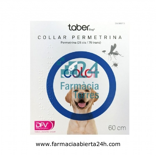 TABERDOG COLLAR PERMETRINA PARA PERROS MEDIANOS