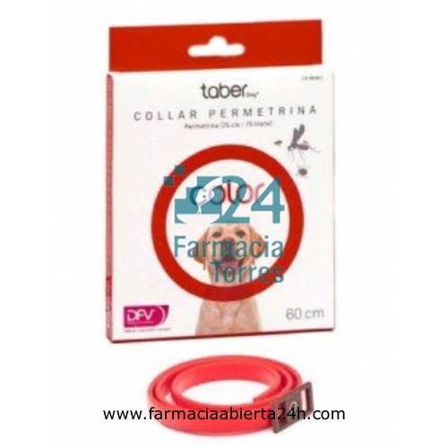 TABERDOG COLLAR PERMETRINA PARA PERROS MEDIANOS