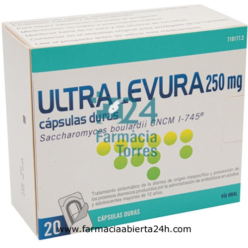 ULTRA-LEVURA 250 MG CAPSULAS DURAS , 10 cápsulas