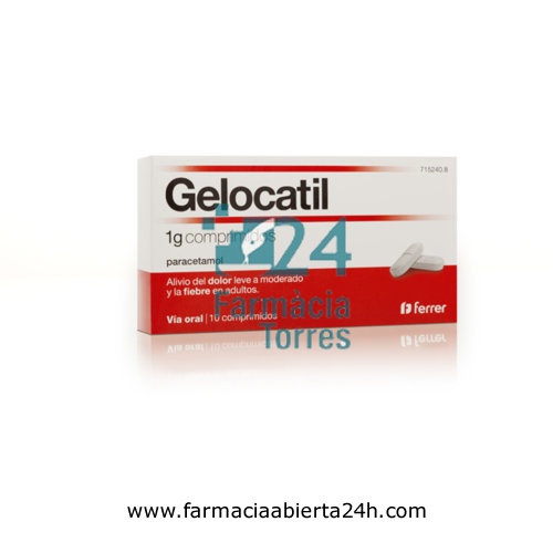 GELOCATIL 1 g COMPRIMIDOS,10 comprimidos