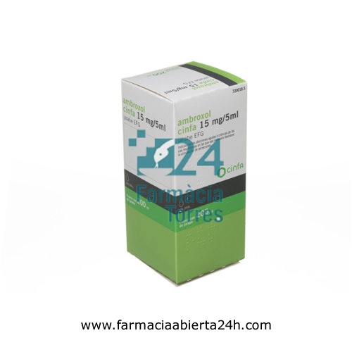 AMBROXOL CINFA 3 MG/ML JARABE EFG, Frasco de 200 ml (PET)