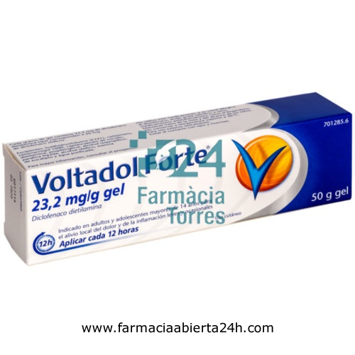 VOLTADOL FORTE 23,2 MG/G GEL,1 tubo de 100 g