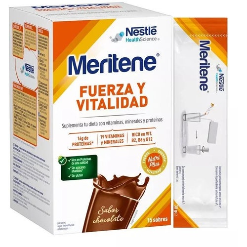 MERITENE30 G 15 SOBRES CHOCOLATE