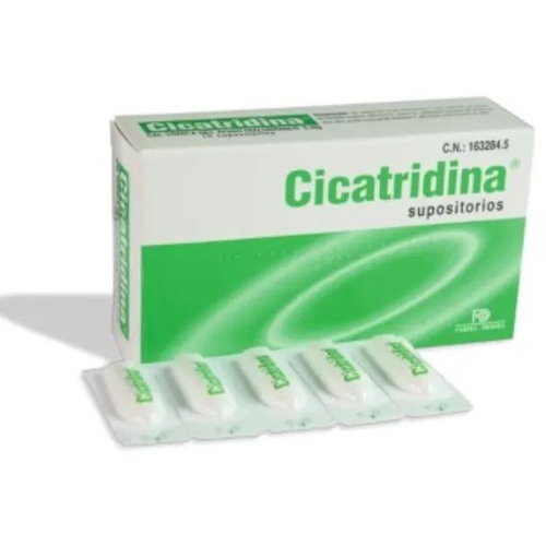 Cicatridina supositorios (5 mg 10 u)