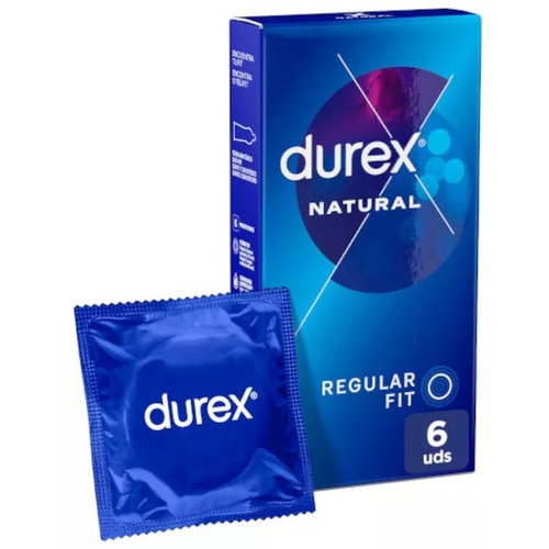Durex natural plus - preservativos (6 u) DUREX NATURAL PLUS - PRESERVATIVOS (6 U)