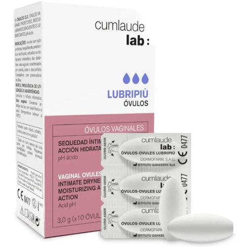 Cumlaude lab: lubripiu ovulos vaginales 10 unida