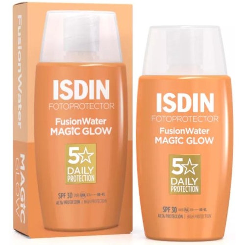 Isdin fotoprotector fusion water magic glow spf 30  1 envase 50 ml