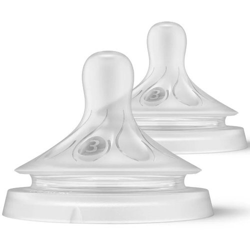 Tetina natural flujo medio - philips avent natural response (+ 1 mes 2 unidades)