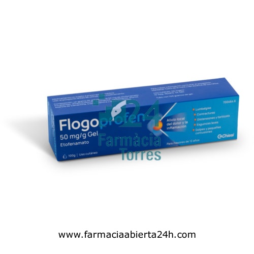 FLOGOPROFEN  50 mg/g Gel , 1 tubo de 60 g