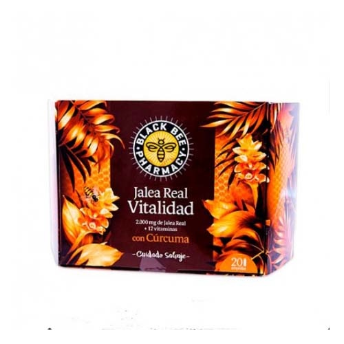 Black bee jalea real vitalidad con curcuma