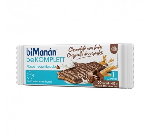 BIMANAN BARRITA SIN GLUTEN CHOCO CON LECHE