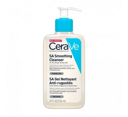 Cerave sa limpiador anti-rugosidades  1 envase 236 ml