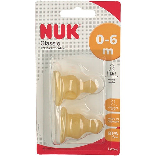 TETINA LATEX - NUK TETINA LECHE (T-1 2 U)