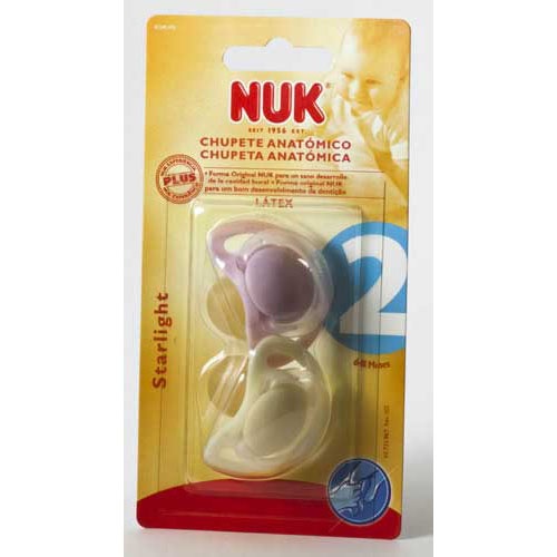 CHUPETE LATEX - NUKETE STARLIGHT (2 U T-2)