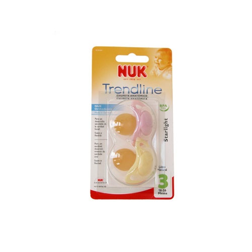 CHUPETE LATEX - NUKETE STARLIGHT (2 U T-3)
