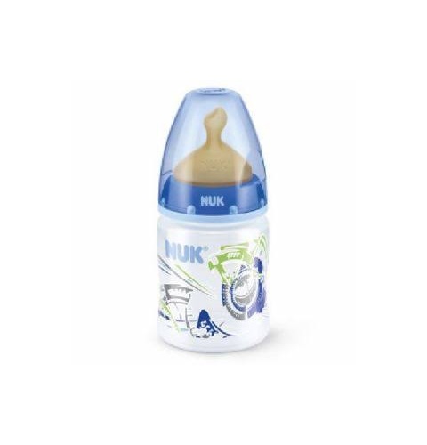 BIBERON CRISTAL LATEX - NUK FIRST CHOICE (1M 120 CC)