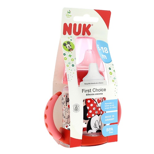 BIBERON FC PP SILICONA - NUK ENTRENA (150 ML DISNEY MICKEY)