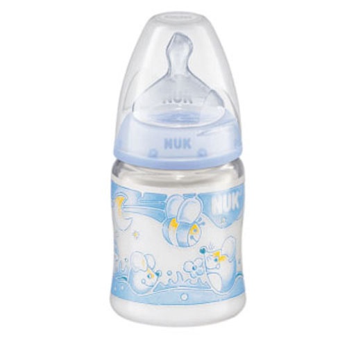 BIBERON PP SILICONA - NUK FIRST CHOICE LECHE (1M 150 CC BLUE)
