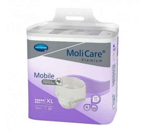Absorb inc orina ligera c/ slip - molicare mobile super (t- xlarge 14 u)