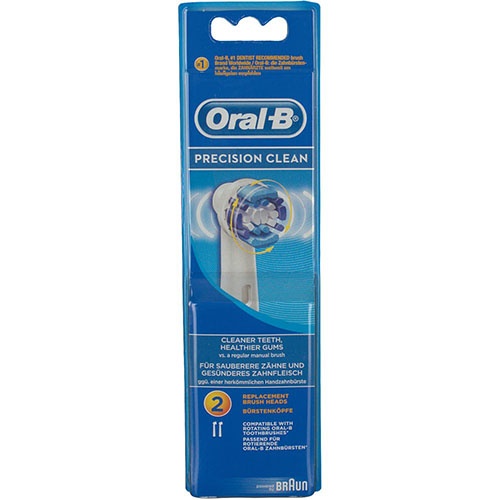 CEPILLO DENTAL ELECTRICO RECARGABLE - ORAL-B PRECISION CLEAN RECAMBIO (2 U (EB17-2))