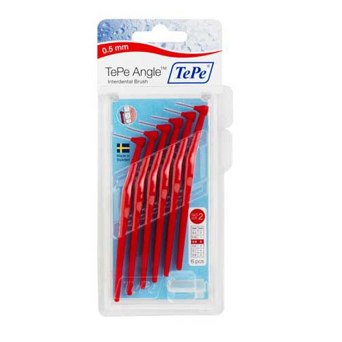 CEPILLO INTERDENTAL - TEPE ANGLE (0.5 MM ROJO)