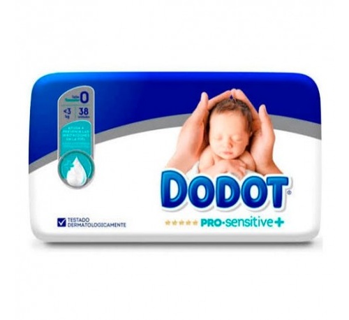 Pañal infantil - dodot pro sensitive (t- 0 <3 kg 38 u)