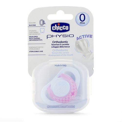 CHUPETE SILICONA - CHICCO PHYSIO ANATOMICO (0 M+ ROSA)