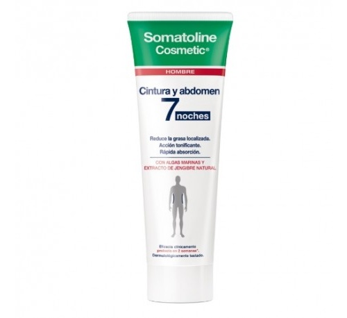 SOMATOLINE COSMETIC HOMBRE TTO CINTURA Y ABDOMEN - INTENSIVO NOCHE (DUO PACK 2 X 150 ML)