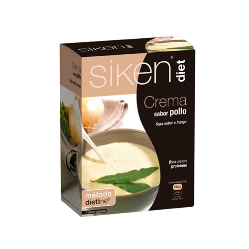 SIKEN DIET CREMA DE POLLO (22 G 7 SOBRES)