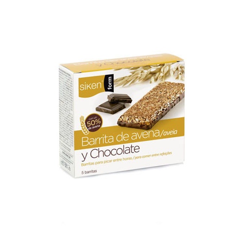 SIKEN FORM BARRITA (AVENA Y CHOCOLATE 5 BAR 30 G)
