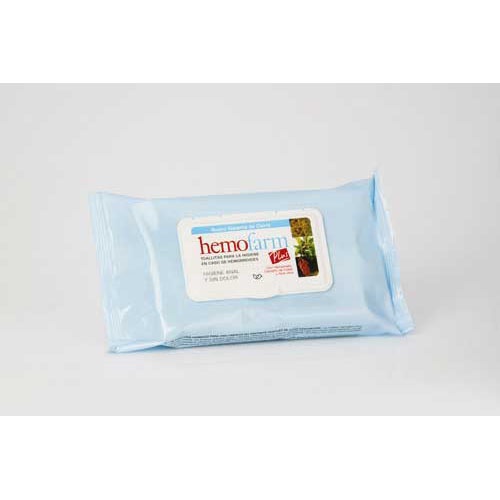 HEMOFARM PLUS TOALLITAS (SOBRE 60 TOALLITAS CIERRRE TAPA DURA)
